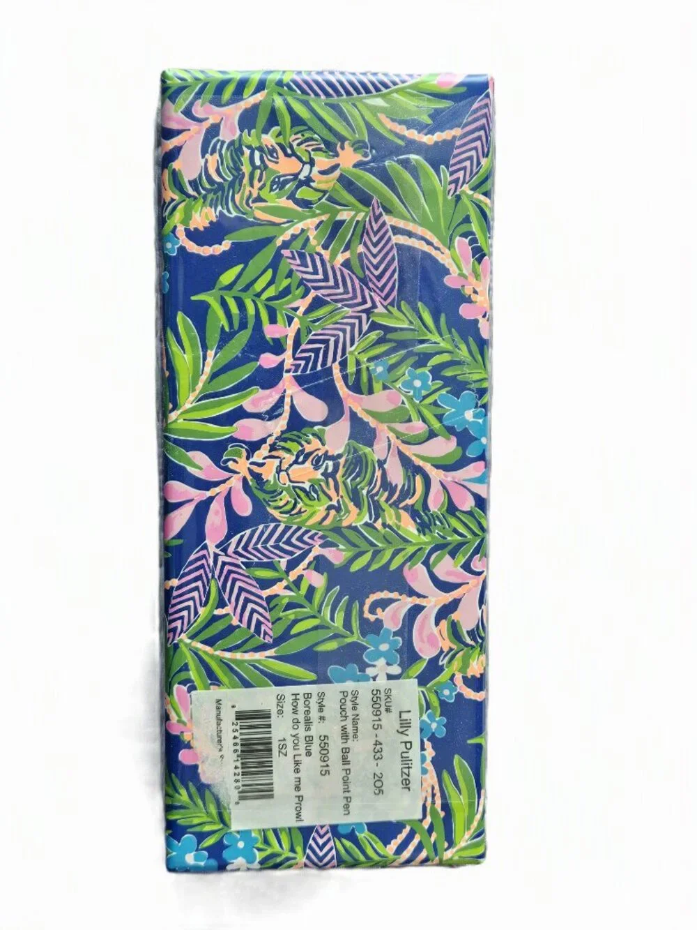 Lilly Pulitzer Pen w Pouch Borealis Blue How do you Like me Prowl Box Set NWT